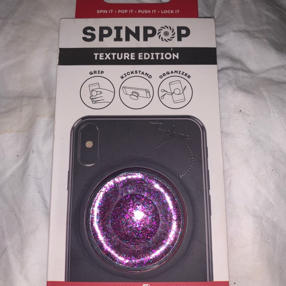 PINK SPARKLY POP SOCKET
